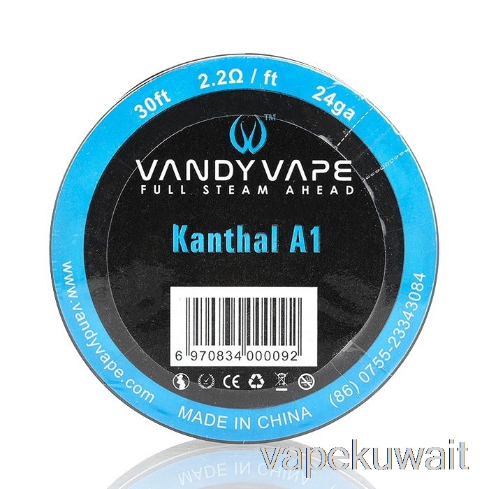 Vandy Vape مكبات سلكية متخصصة Kanthal A1 - 24ga / 2.2ohm - 30ft Vape Pod System